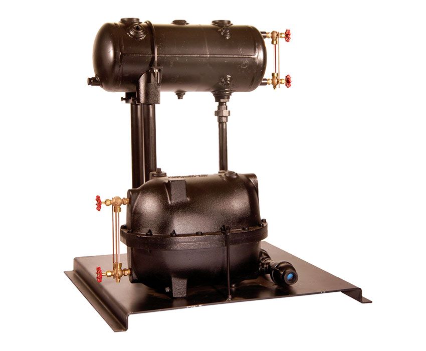 float level control pressure powered pump